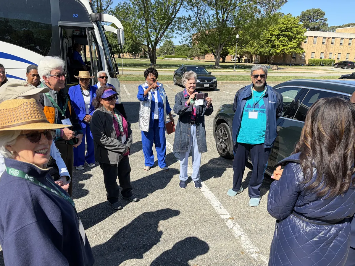 Lifelong learners connecting warmly during an OLLI gathering